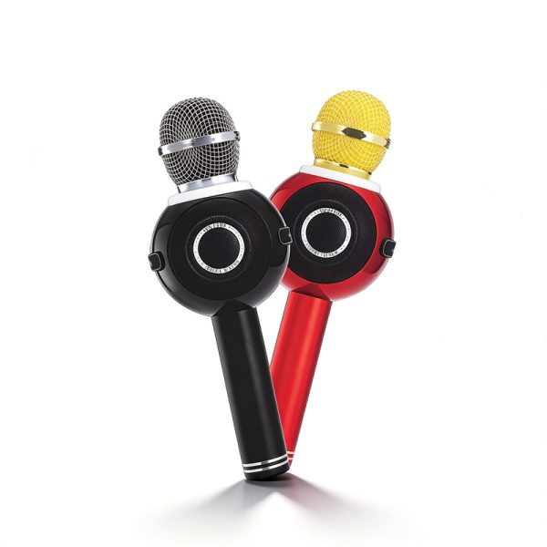 WS-878 Wireless Bluetooth Karaoke Microphone Speaker with Karaoke FM Radio USB/TF Handheld Mic