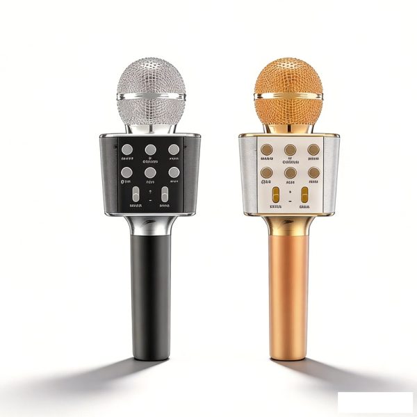 WS-1688 Wireless Bluetooth Karaoke Microphone Speaker with Karaoke FM Radio USB/TF Handheld Mic