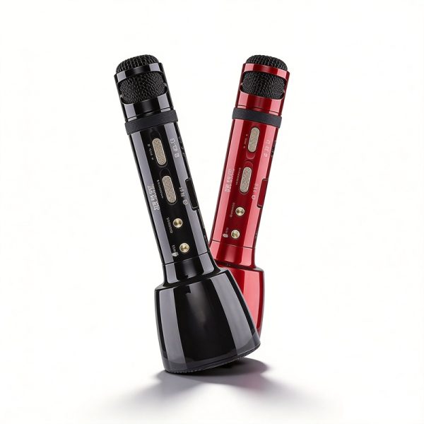 WS-2811 Wireless Bluetooth Karaoke Microphone Speaker with Karaoke FM Radio USB/TF Handheld Mic