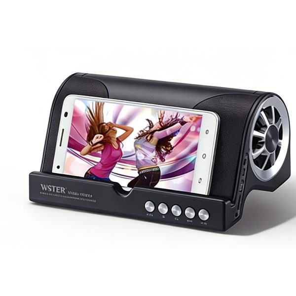 WS-1601 Bluetooth Speaker with Dual Stereo FM Radio USB/TF Wireless Loudspeaker