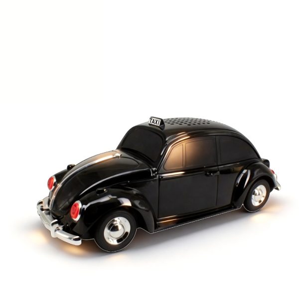 WS-1938BT Car Model Bluetooth Speaker with LED Screen FM Radio Retro Design Collectible