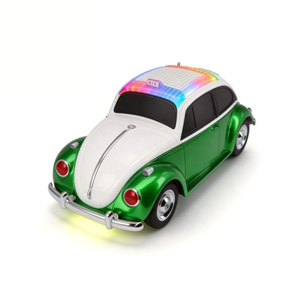WS-1958BT Car Model Bluetooth Speaker with LED Screen FM Radio Retro Design Collectible