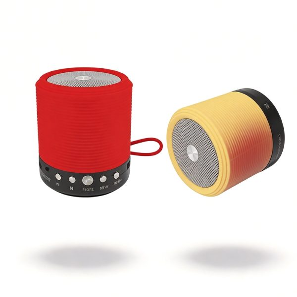 WS-631 Mini Portable Bluetooth Speaker with FM Radio USB/TF Compact Size Pocket Speaker