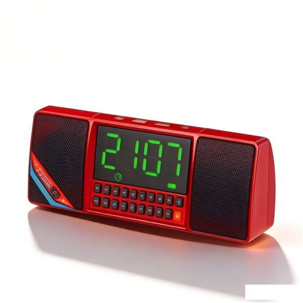 WS-1515BT Bluetooth Speaker with Dual Stereo FM Radio USB/TF Wireless Loudspeaker