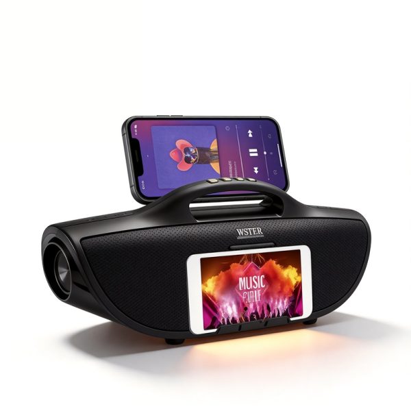 WS-1038 Bluetooth Speaker with Dual Stereo FM Radio USB/TF Wireless Loudspeaker