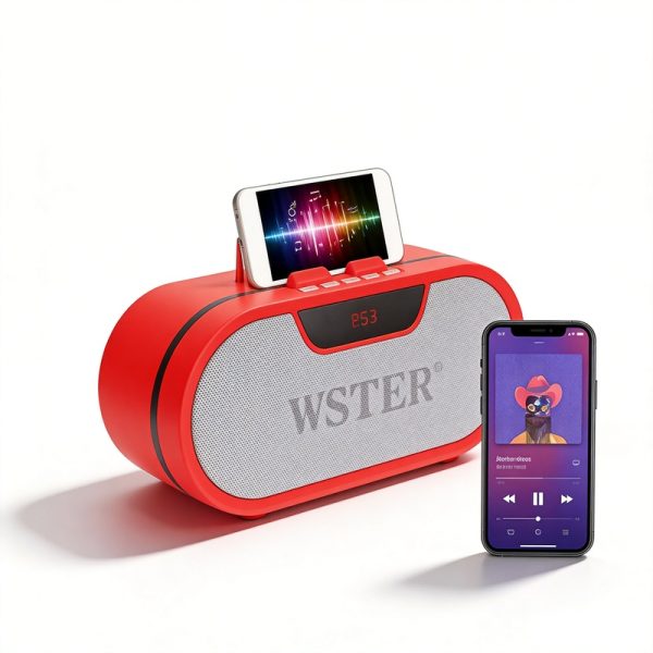 WS-1836 Bluetooth Speaker with FM Radio USB/TF Recording Wireless Loudspeaker