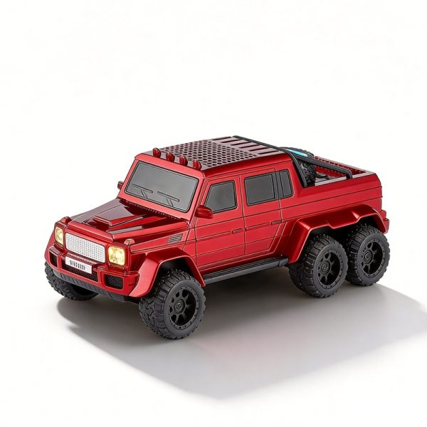 WS-G63 Car Model Bluetooth Speaker with FM Radio Retro Design Collectible (Mercedes G63 pickup)