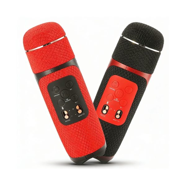 WS-1860 Wireless Bluetooth Karaoke Microphone Speaker with FM Radio USB/TF Recording Handheld Mic