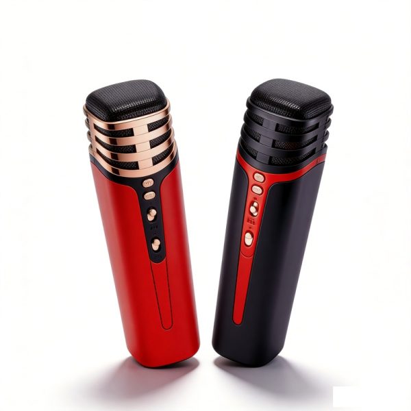 WS-838 Wireless Bluetooth Karaoke Microphone Speaker with FM Radio USB/TF Recording Handheld Mic