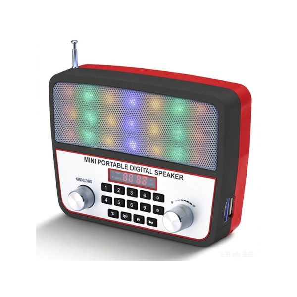 WS-1813 Bluetooth Speaker with FM Radio USB/TF Wireless Loudspeaker