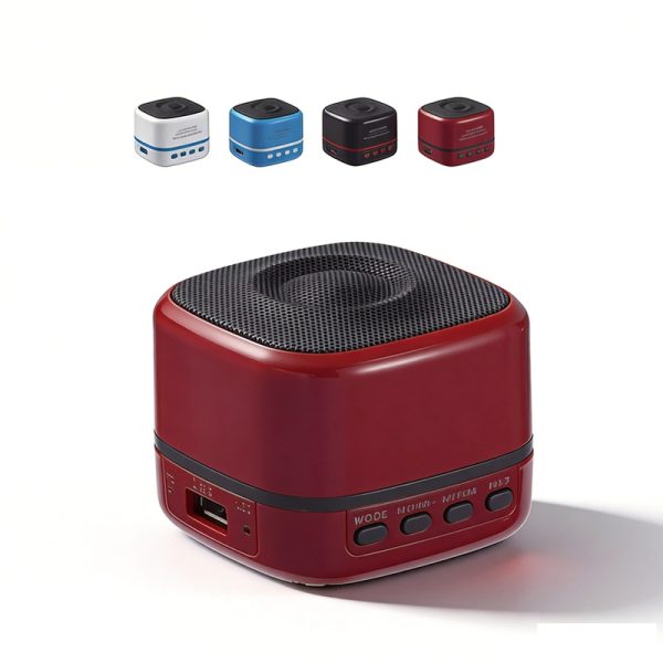 WS-201BT Mini Portable Bluetooth Speaker with FM Radio USB/TF Compact Size Pocket Speaker