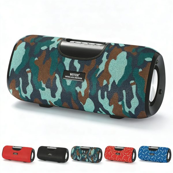 WS-2909 Bluetooth Speaker with FM Radio USB/TF Recording Wireless Loudspeaker